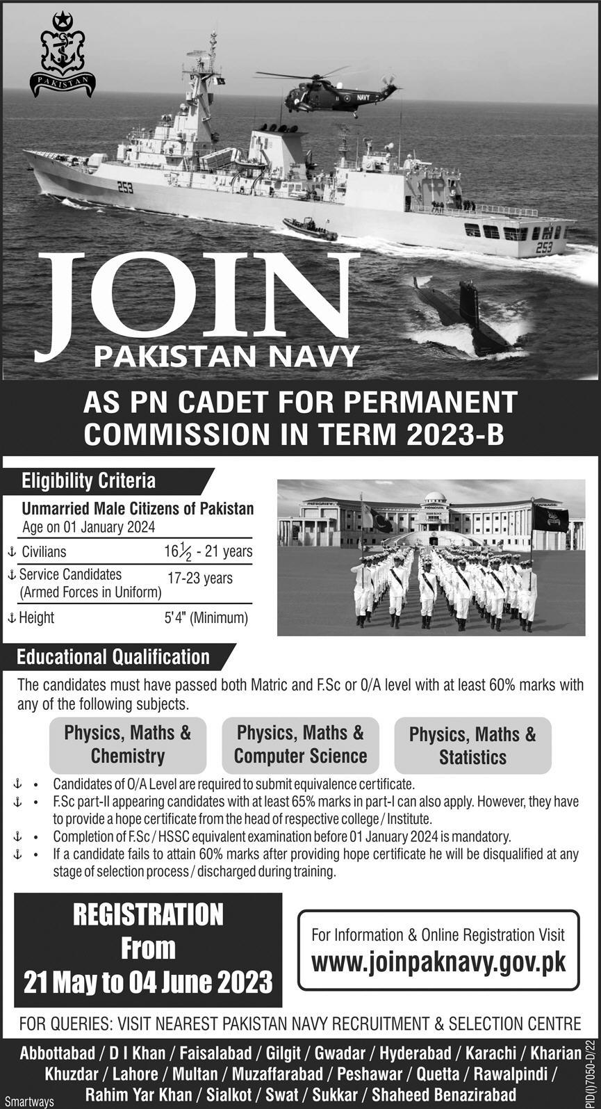 Pakistan Navy Jobs 2023 Advertisement Paper