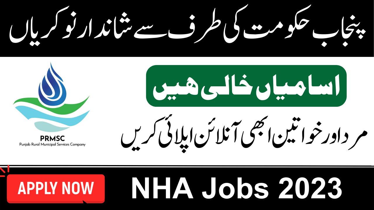 Punjab Rural Municipal Services Company Jobs 2023