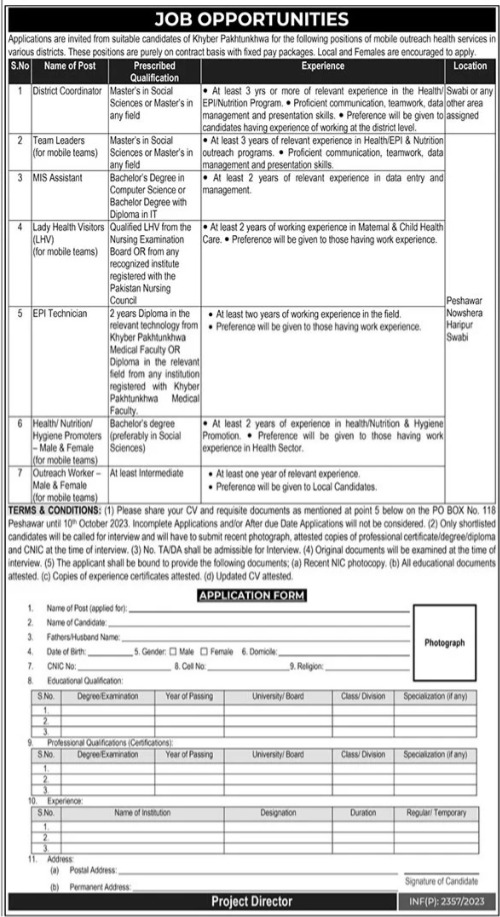 Public Sector Organization KpK Jobs 2023 Advertisement